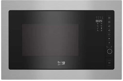 beko forno microonde da incasso bmgb25332bg con grill capacità 25 litri potenza 900 watt colore inox