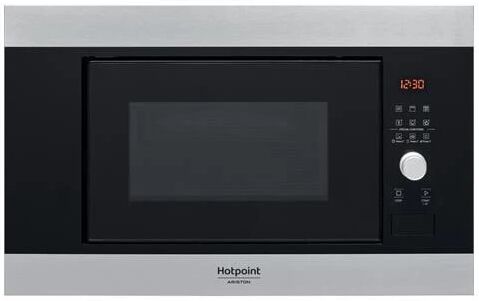 hotpoint forno microonde da incasso mf20g ix ha con grill capacità 20 litri potenza 800 watt colore inox