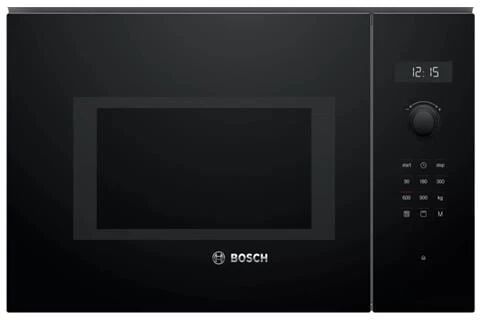 bosch forno microonde da incasso bel554mb0 con grill capacità 25 litri potenza 900 watt colore nero