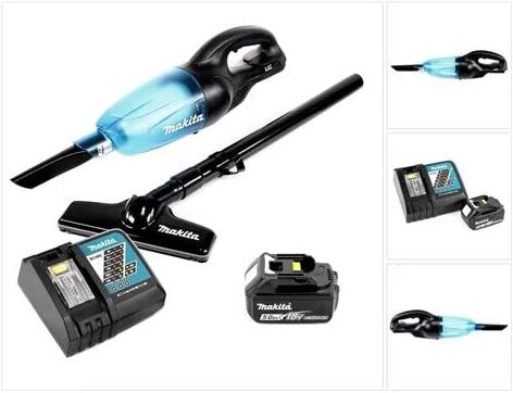 makita dcl 180 b 18v aspirapolvere senza fili nero + 1x batteria 50 ah + caricatore dc 18 rc