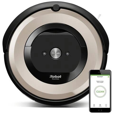 irobot robot aspirapolvere wifi vacuum roomba e5 colore nero / rame