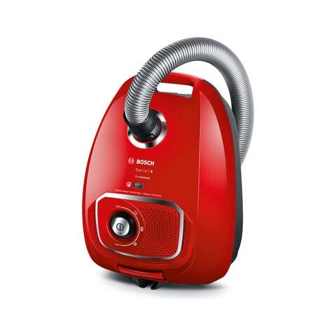 Bosch ProAnimal Aspirapolvere a Traino con Sacco Potenza 600 Watt Colore Rosso