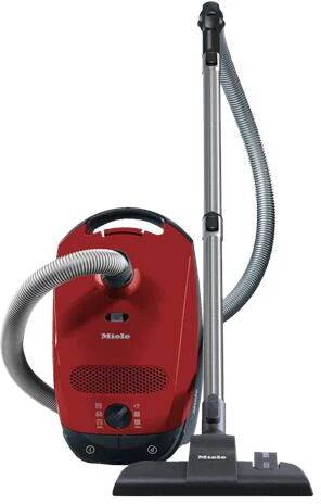 Miele Aspirapolvere a Traino Classic C1 Junior SBAF5 con Sacco Potenza 800 W Capacità Sacco 4.50 Li Colore Rosso /Mango