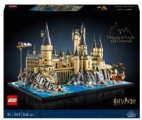 325298 lego harry potter castello e parco di hogwarts con nave ford anglia e 1 minifigura