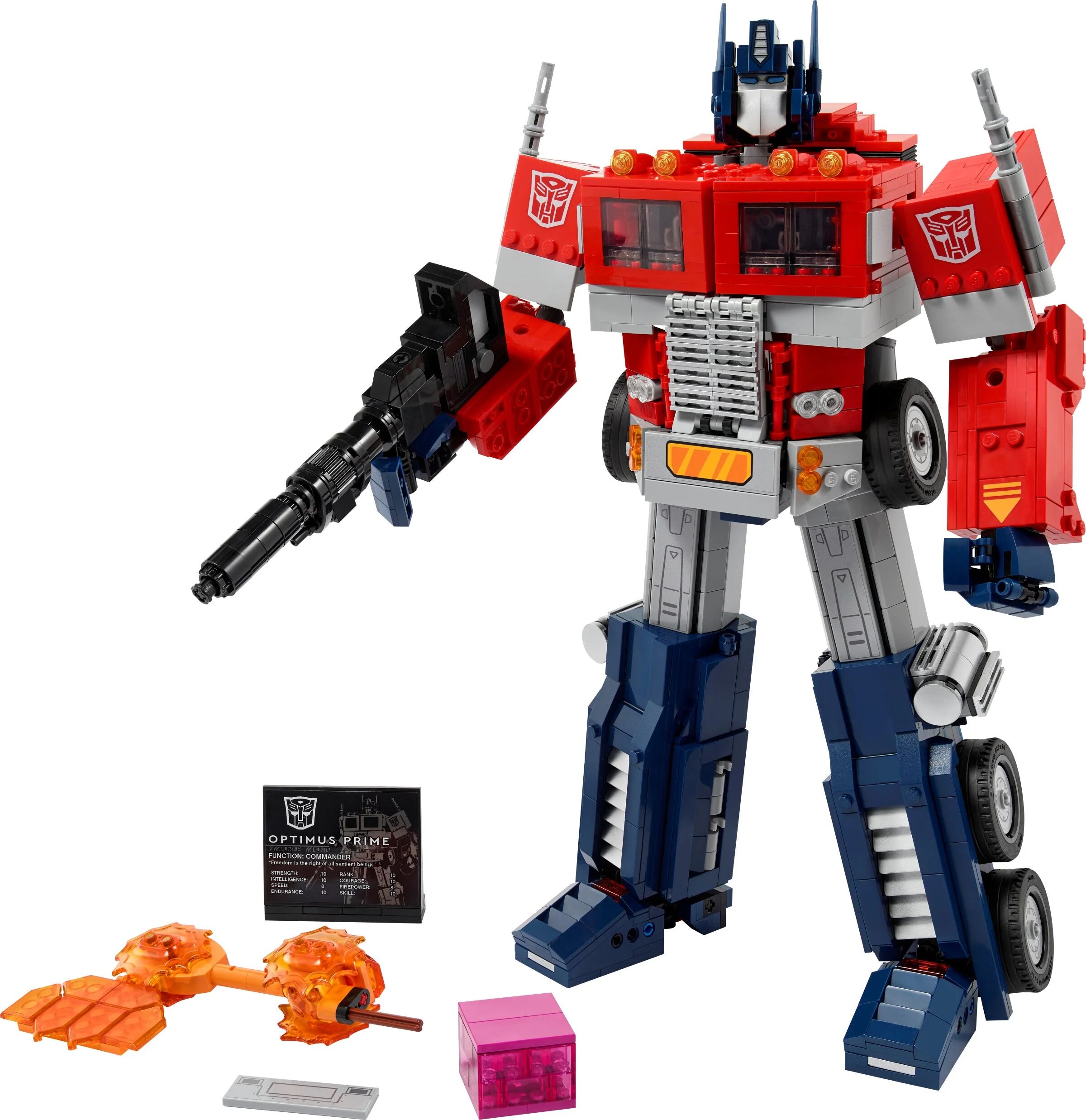 Lego transformers optimus prime da modalita` camion a robot