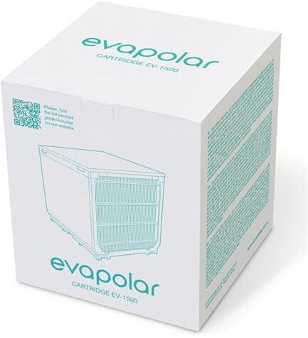 evapolar cartuccia di ricambio per evaporazione per evalight plus personal air cooler umidificatore