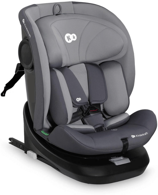 kinderkraft seggiolino auto i-grow grey