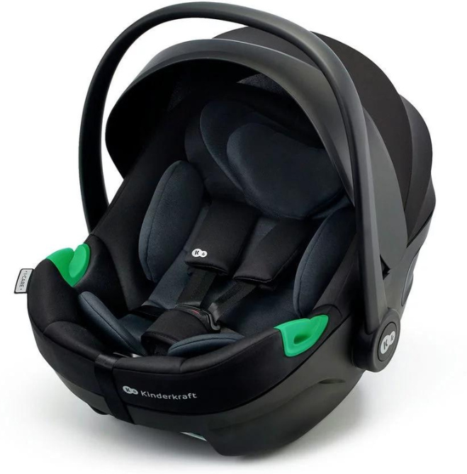 kinderkraft seggiolino auto i-care graphite black