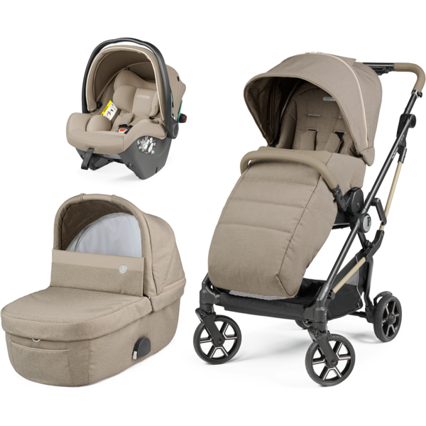 peg perego trio vivace sand slk i-size con borsa in omaggio+ spedizione gratuita completo anti soffoco omaggio