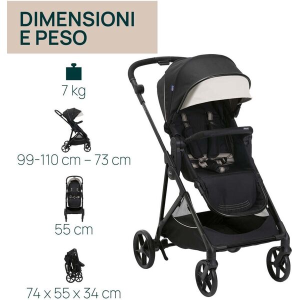 chicco trio seety con kory essential - scegli il tuo colore