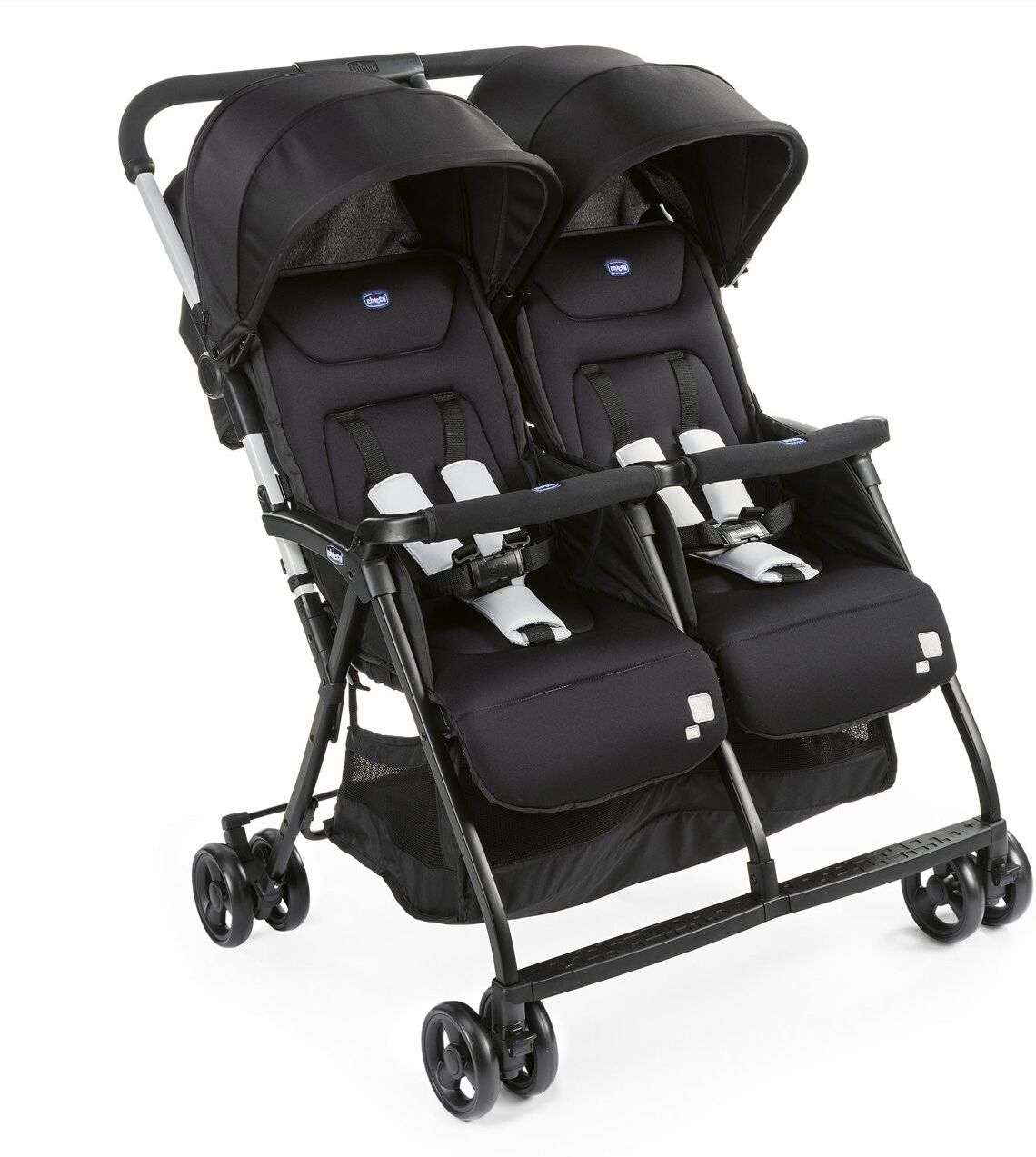 chicco passeggino gemellare ohlalà black