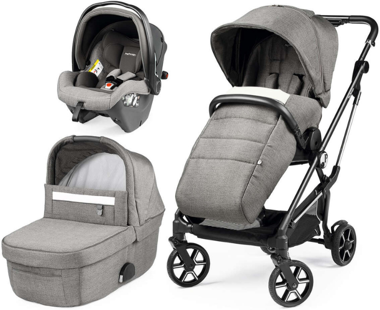 peg perego trio vivace city grey slk i-size con borsa in omaggio+ spedizione gratuita completo anti soffoco omaggio