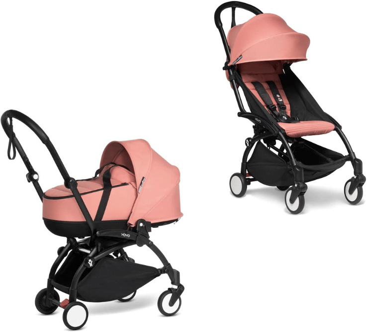 BabyZen duo Yoyo2 con Bassinet 0M+ e rivestimento 6M+ Black/Ginger