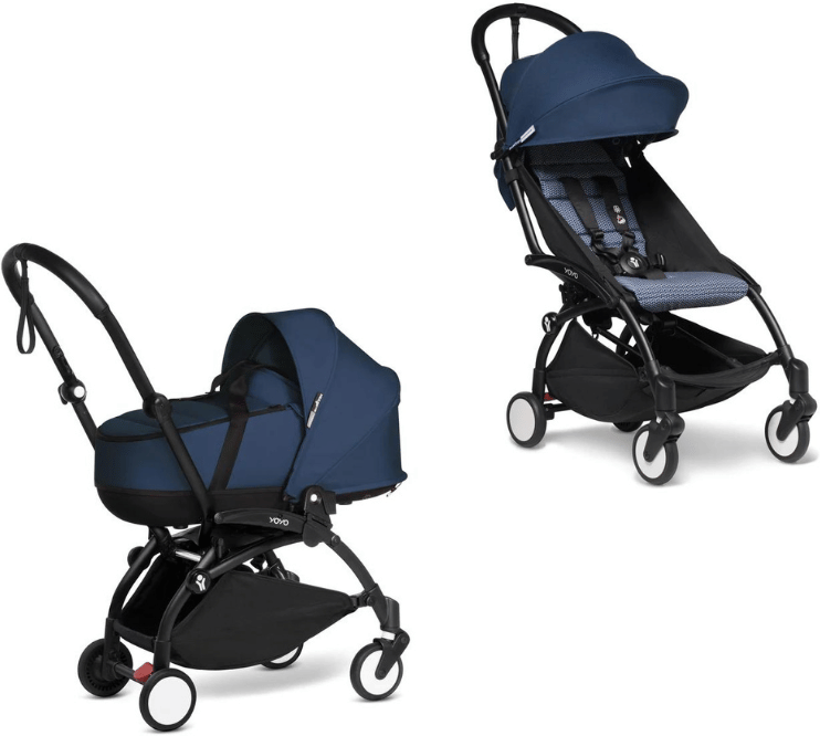 BabyZen duo Yoyo2 con Bassinet 0M+ e rivestimento 6M+ Black/Air France