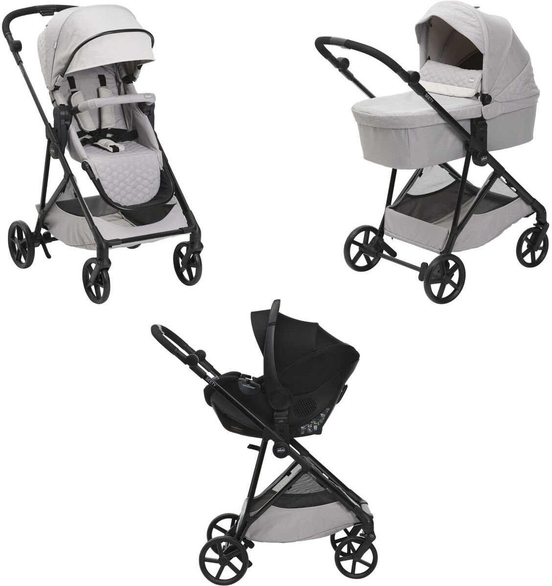 Chicco Trio Seety con Kory Essential - Scegli il tuo colore