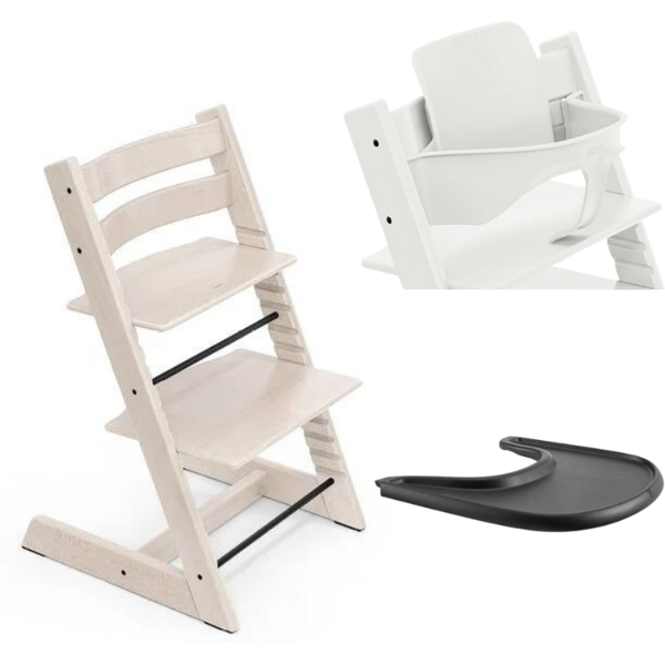 stokke promo tripp trapp con baby set e vassoio - scegli il tuo colore