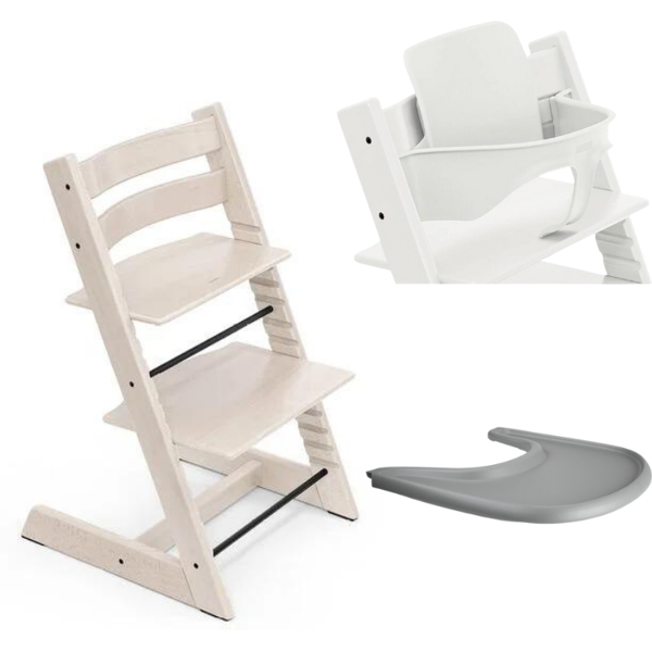 stokke promo tripp trapp con baby set e vassoio - scegli il tuo colore