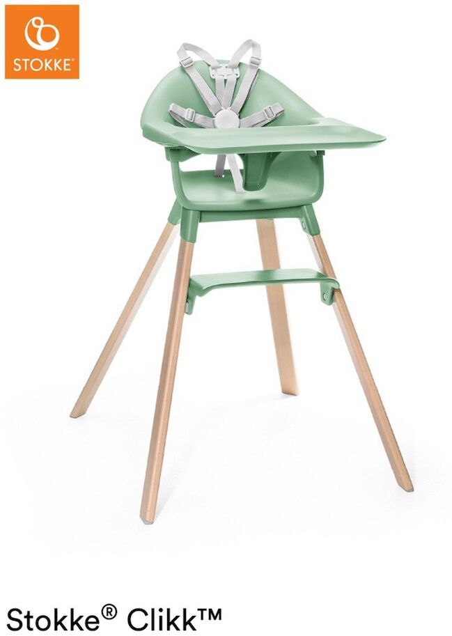 stokke seggiolone pappa clikk clover green