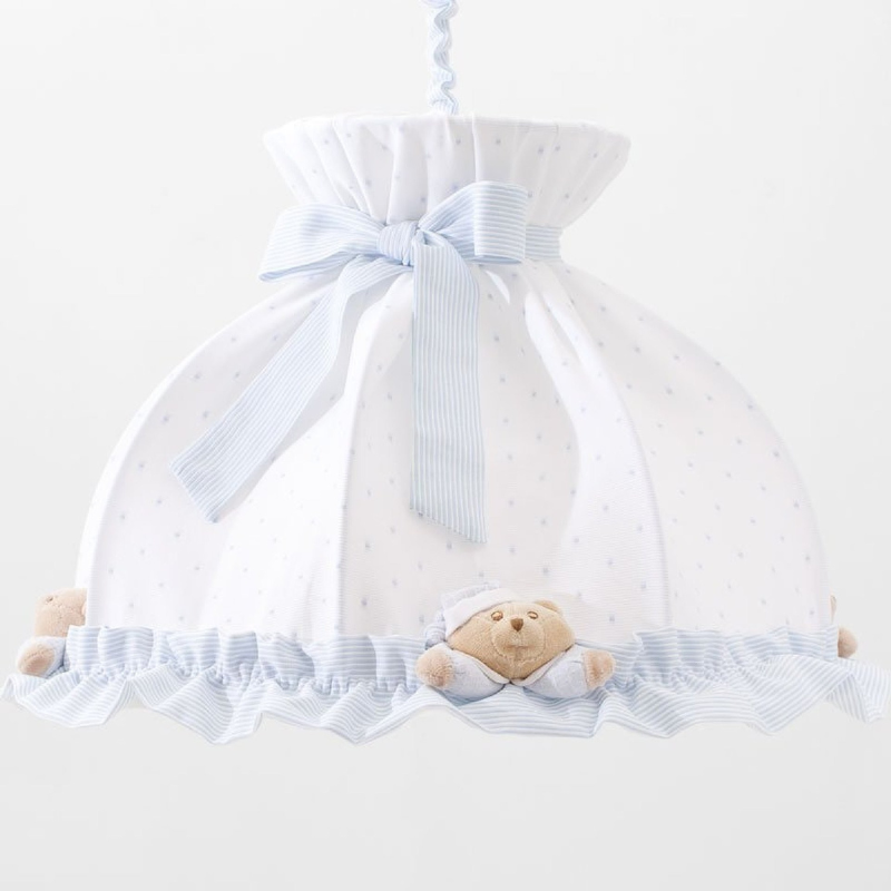 Nanan Lampadario Cupola Azzurro - Linea Puccio Nanna