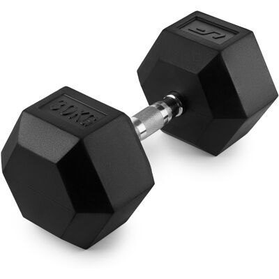 Manubrio HEX in ghisa con rivestimento in gomma 30 kg - UpForm Manubrio HEX in ghisa con rivestimento in gomma 30 kg - UpForm