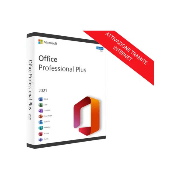 microsoft office 2021 professional plus - pc -attivazione istantanea online