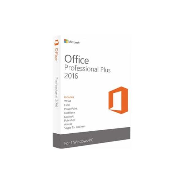 microsoft office 2016 professional plus - pc - attivazione online