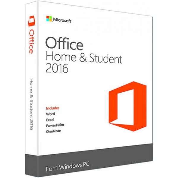 microsoft office 2016 home & student - pc - licenza digitale