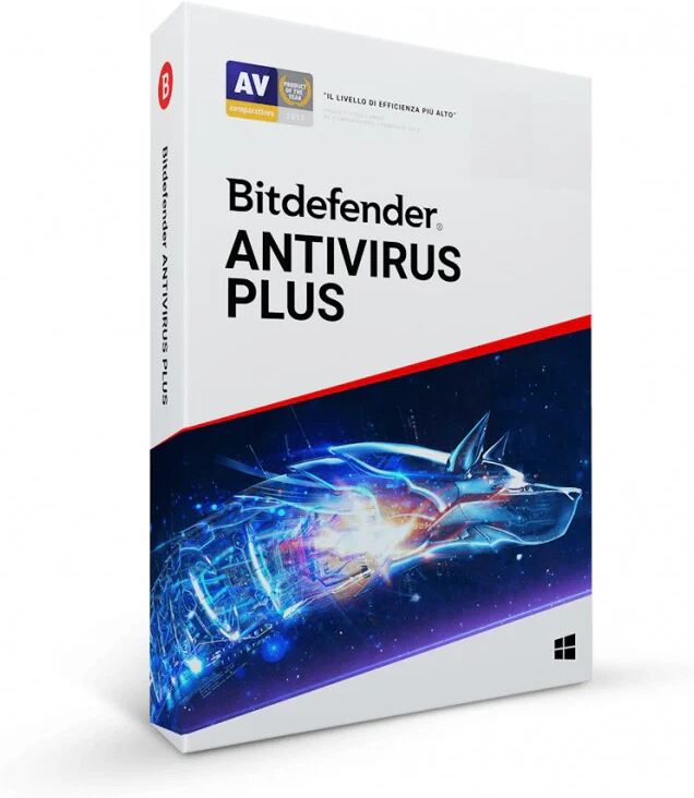 Bitdefender Antivirus Plus 2023 1 Dispositivo 1 Anno Solo Windows