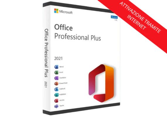 Microsoft Office 2021 Professional Plus - PC -Attivazione Istantanea Online