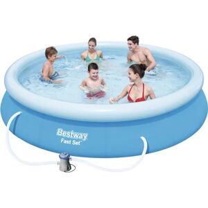 Bestway Piscina Fuori Terra Autoportante Esterna da Giardno Rotonda ø 366x76 con Pompa Filtro - 57274