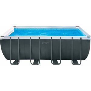 Intex Piscina Fuori Terra con Telaio Portante Piscina Esterna da Giardino in PVC triplice strato Rettangolare 549x274x132h cm con Pompa a Sabbia da 4.500 Lt/h - 26356 Ultra XTR Frame