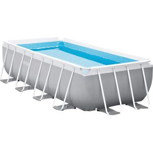 Intex Piscina Fuori Terra con Telaio Portante Piscina Esterna da Giardino Rettangolare 400x200x h122 con Pompa Filtro - 26790 Prisma Frame