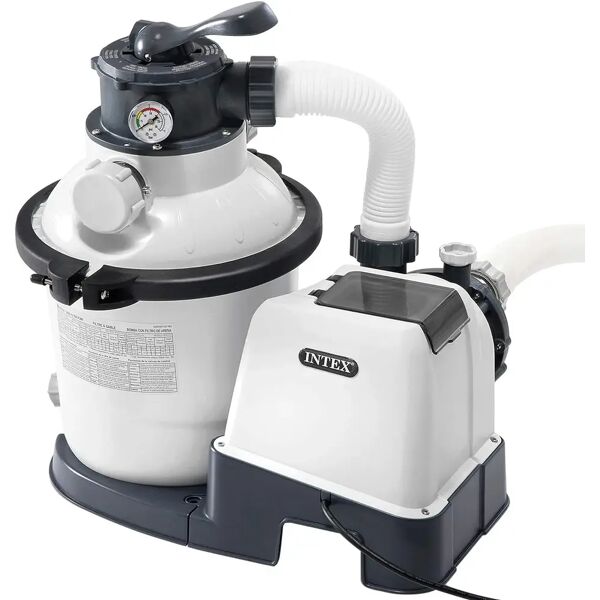 intex pompa a sabbia per piscine capacità 4500 lt/h compatibile con piscine a partire da 16.000 litri e ø cm 478 - 26644