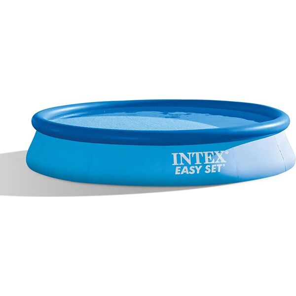 intex piscina fuori terra autoportante piscina da giardino in pvc rotonda ø 366 x 76 cm con pompa filtro colore blu - 28132 easy set