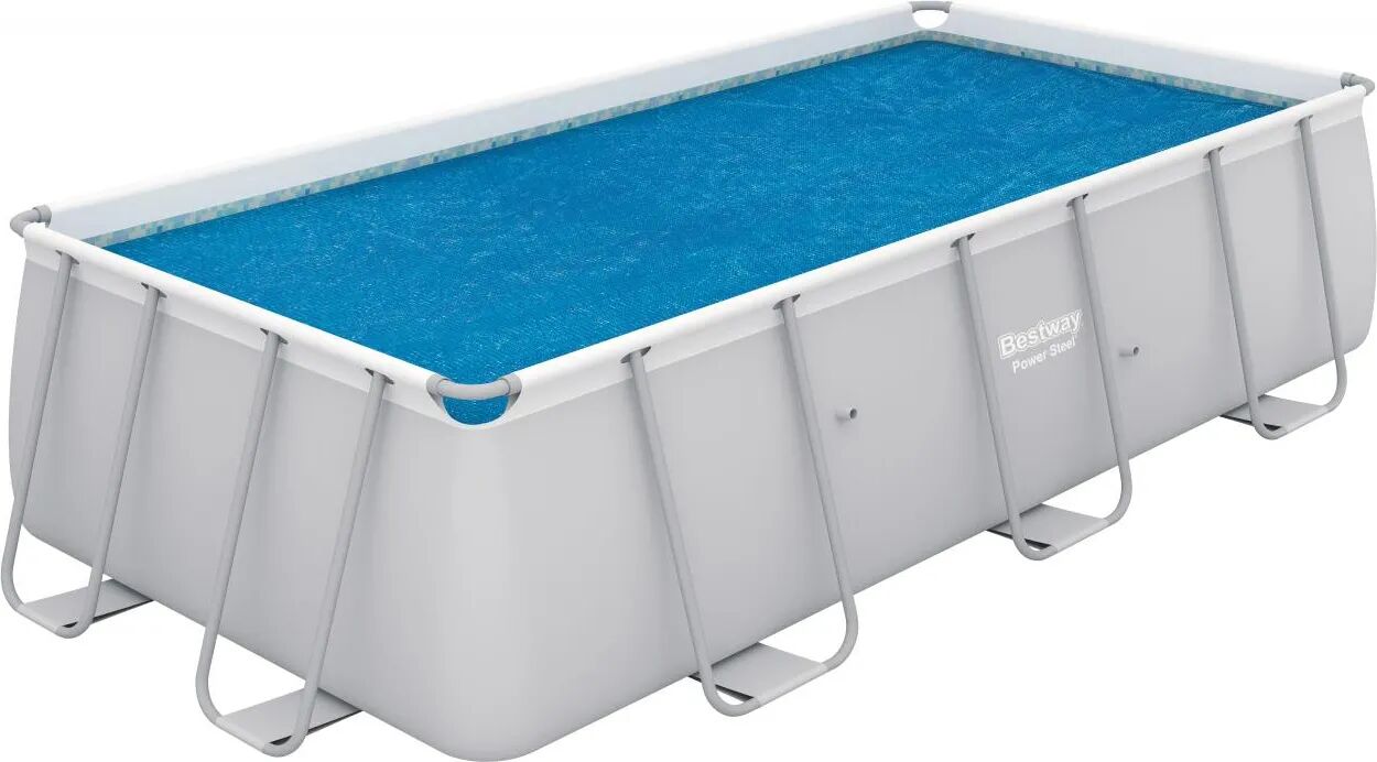 bestway telo copertura piscina copriscina termico rettangolare 412x201 cm - 58240