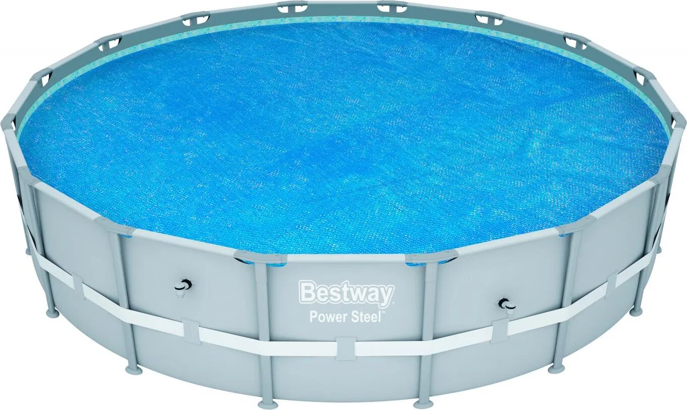 bestway telo copertura piscina copriscina termico tondo ø 462 cm - 58253 (58172)