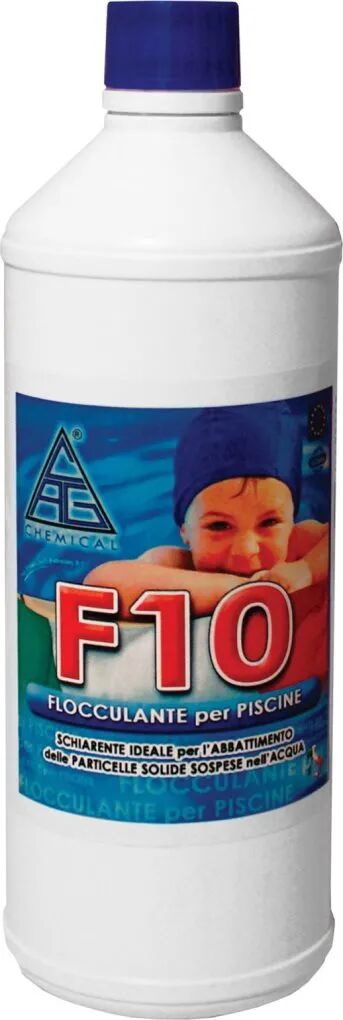 chemical flocculante liquido per pulizia acqua piscina 1 litri - f10