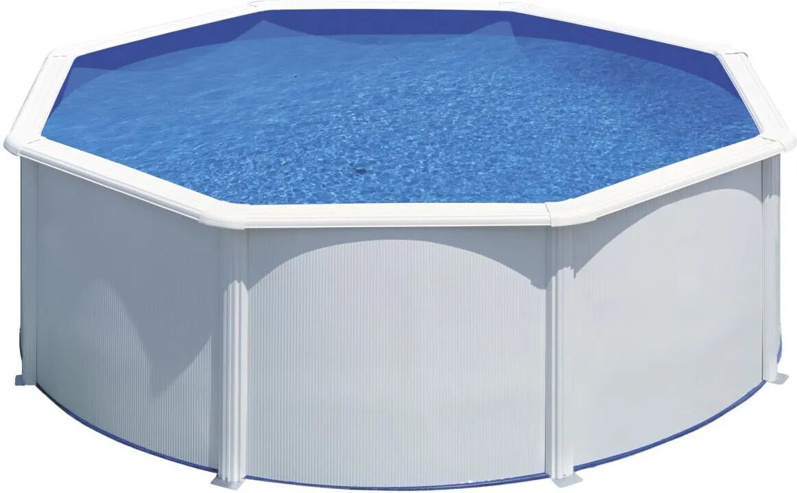 gre piscina fuori terra rigida da giardino piscina esterna rotonda ø 350c120 cm con pompa filtro - kit350eco