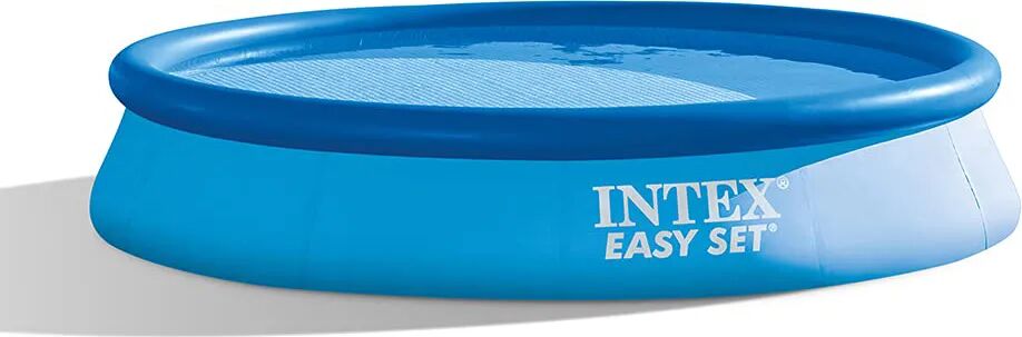 intex piscina fuori terra autoportante piscina da giardino in pvc rotonda ø 366 x 76 cm con pompa filtro colore blu - 28132 easy set