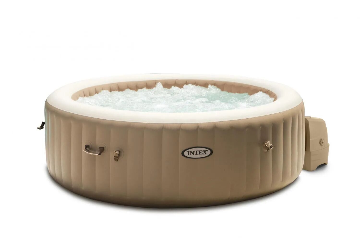 intex piscina fuori terra idromassaggio gonfiabile da esterno spa 4 posti piscina per giardino in pvc Ø 196x71h cm - 28426