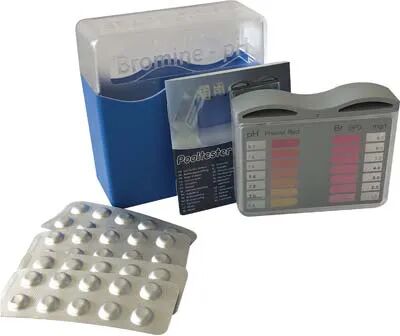 lapi test analisi ph + bromo per piscina cf test + pastiglie 2x10