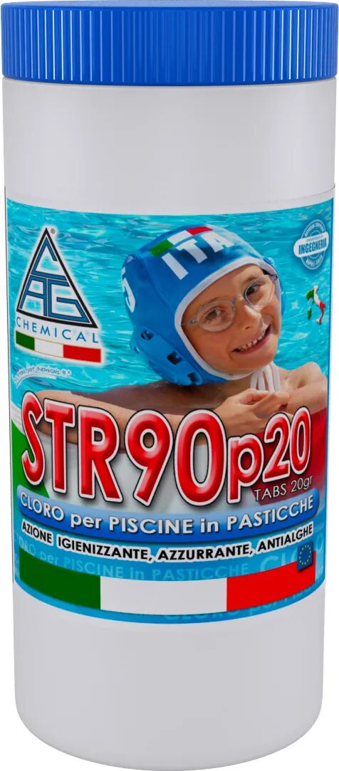 nbrand cloro per piscine in pastiglie da gr 20 kg. 1 pezzi 25 - str90 p20/1