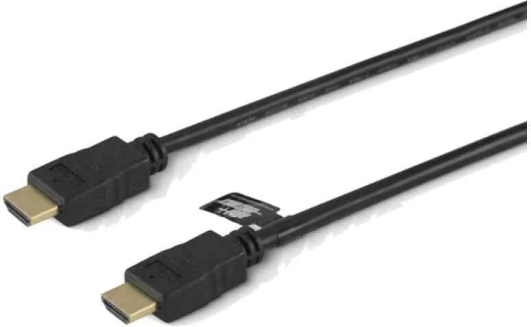 cavo hdmi 2.0 4k standard 2mt high speed with ethernet, nero