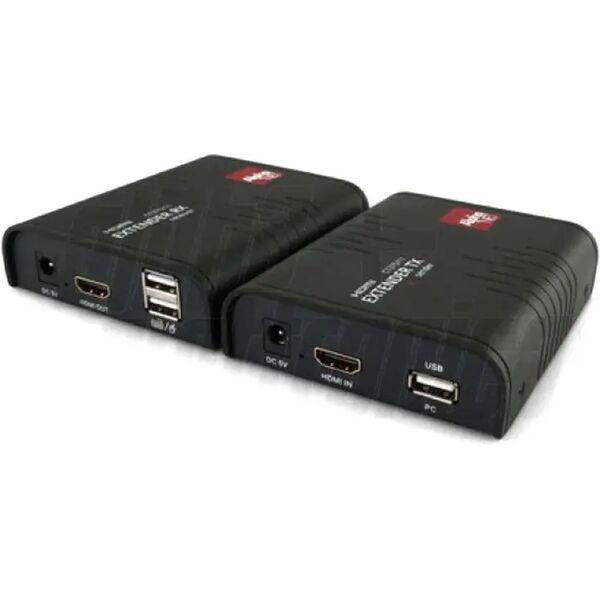 nuovo extender over ip hdmi kvm (1:n) ethernet 1080p 120mt su cavo cat.6 punto punto e multi-punto