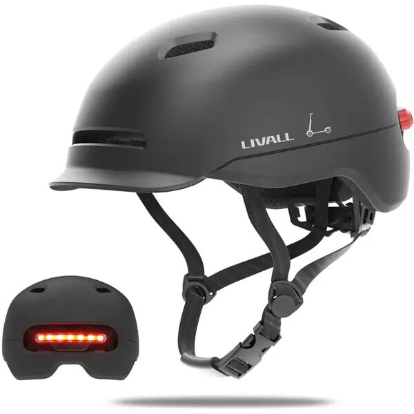 casco biciclette monopattino intelligente livall c20 taglia l unisex nero