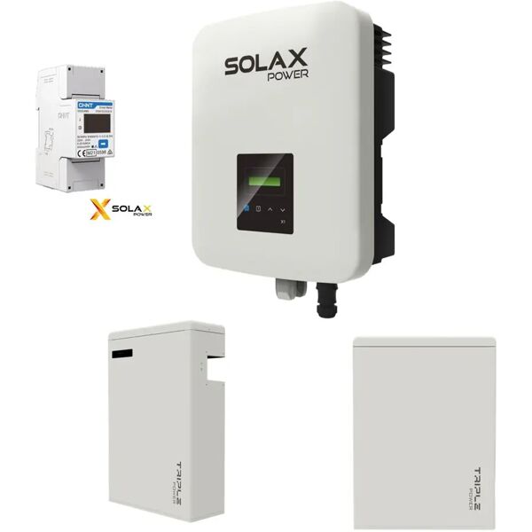 impianti fotovoltaico con accumulo inverter x1 solar 6kw + 11.6kw batterie litio