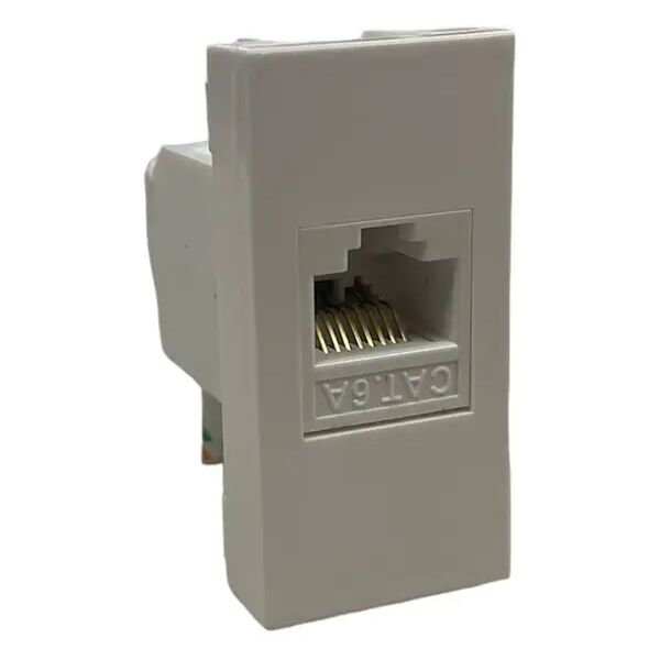 presa rj45 matixgo compatibile cat.6a toolless bianco