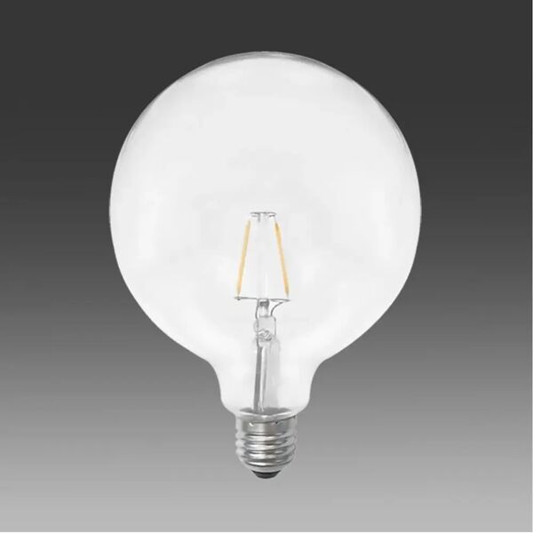 lampade a filamento led e27 2w per flos taraxacum globo trasparente 2700k