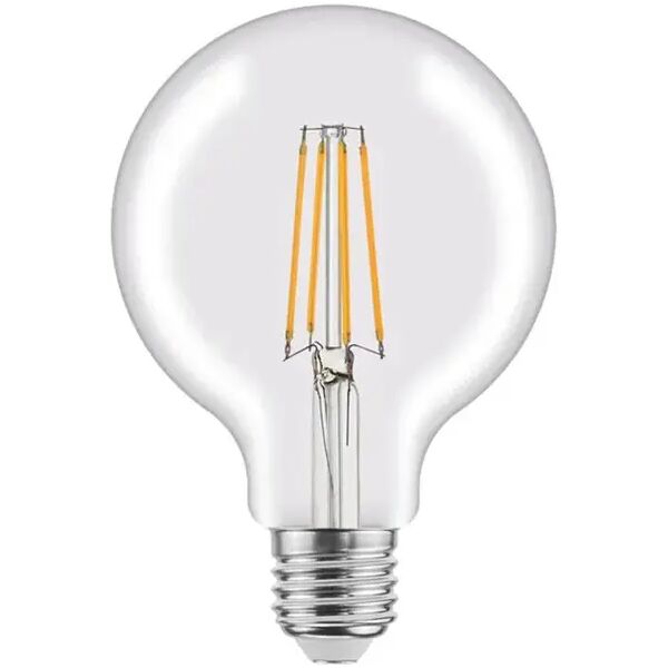 lampadina globo led filemento e27 12w 1750 lumen d. 95mm 2700k