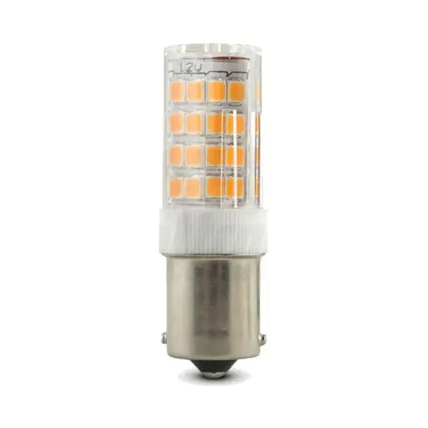 ba15s led lampadina 3.5w 10-30vdc 24vac luce naturale 4000k